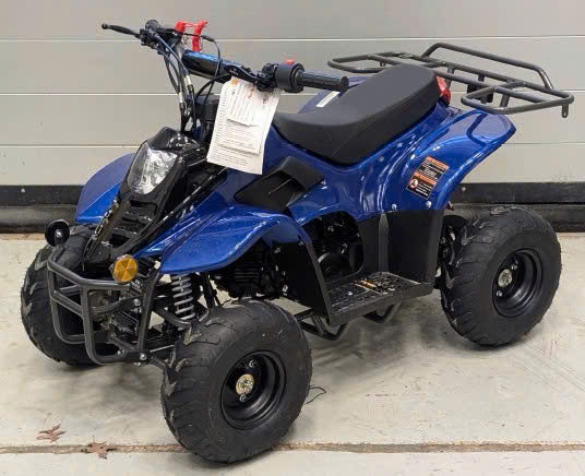 Recalled Sierra110 ATV - Front View